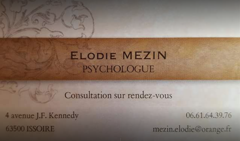 Elodie Mezin Psychologue