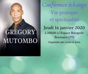 Gregory Mutombo Conférence Echange