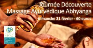 Journée Découverte Massage Abhyanga à Poitiers (86) @ EPSC