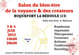Salon du bien être de la voyance & des créateurs à Roquefort la Bédoule (13)